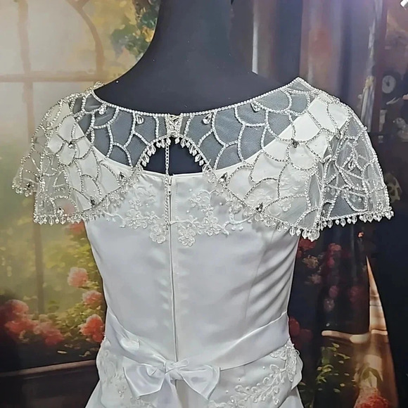 ( New Arrival ) Come Away With Me, 8pc. Wedding Tiara Ensemble - Picture 10 of 14